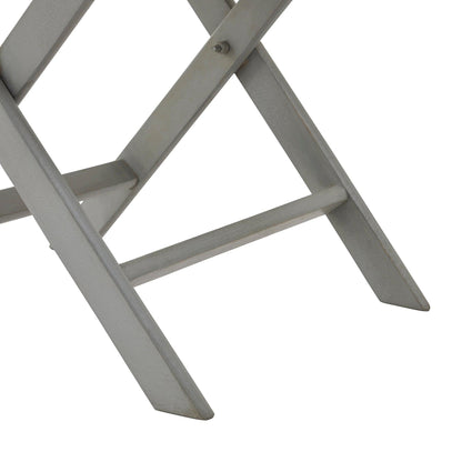 Nordic Grey Collection Butler Tray Table - Eudemonia Home Goods