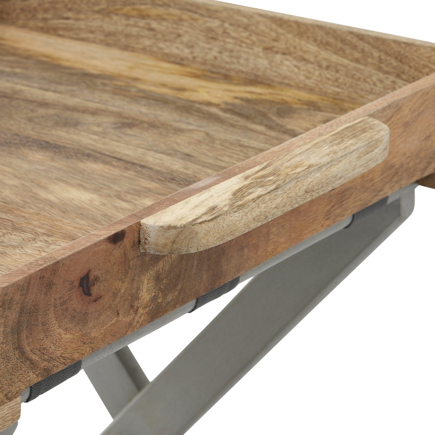 Nordic Grey Collection Butler Tray Table - Eudemonia Home Goods
