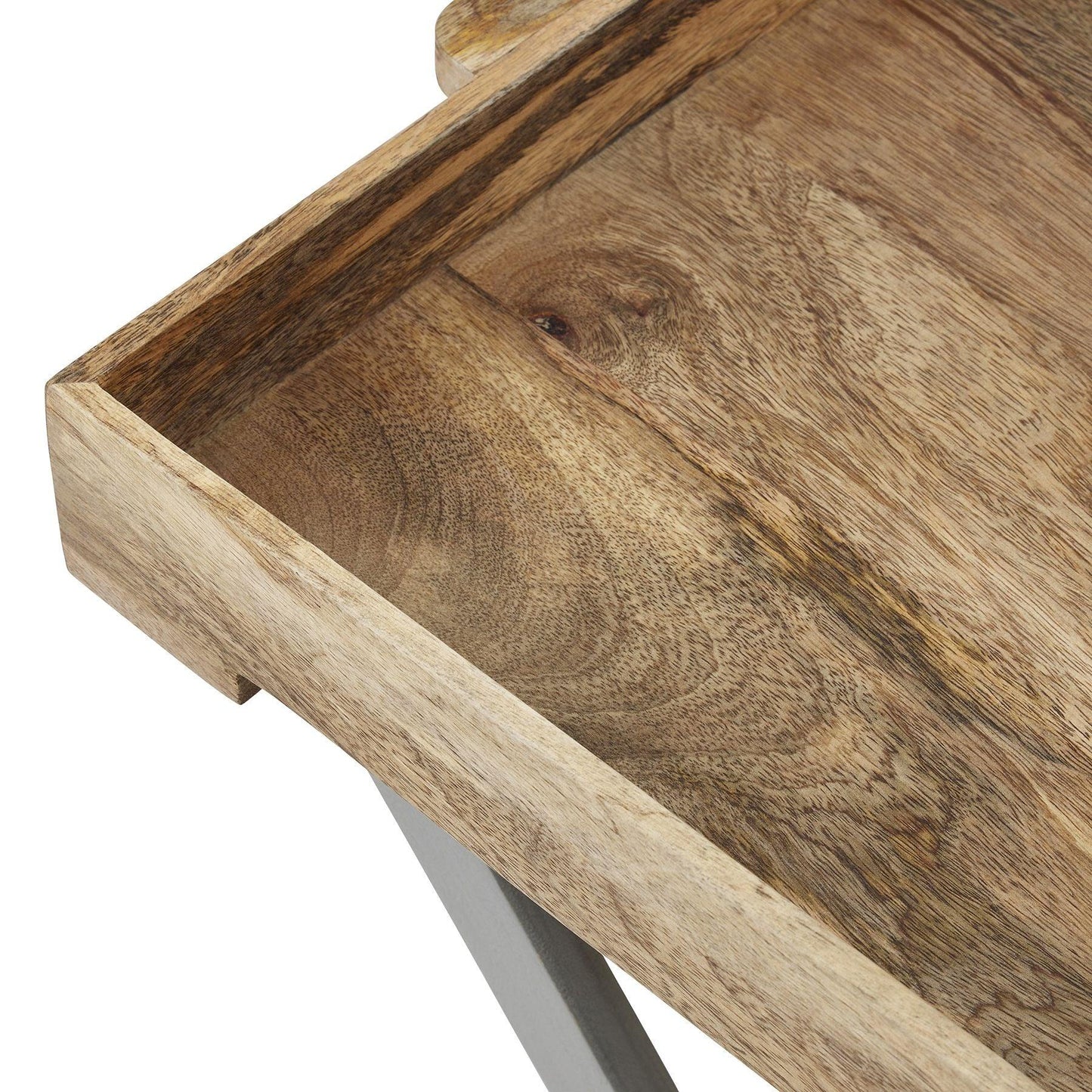Nordic Grey Collection Butler Tray Table - Eudemonia Home Goods