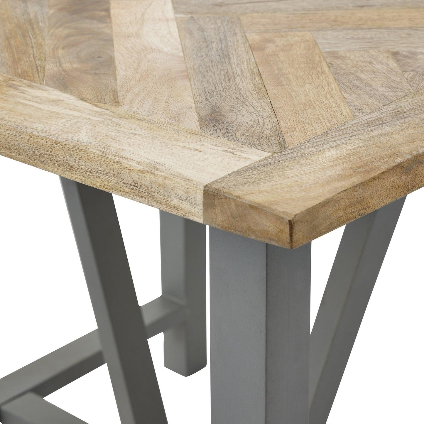 Nordic Grey Collection Square Dining Table - Eudemonia Home Goods