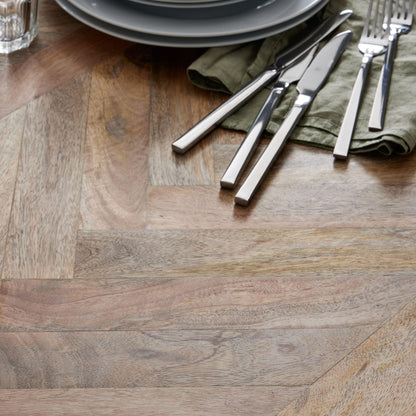 Nordic Grey Collection Square Dining Table - Eudemonia Home Goods
