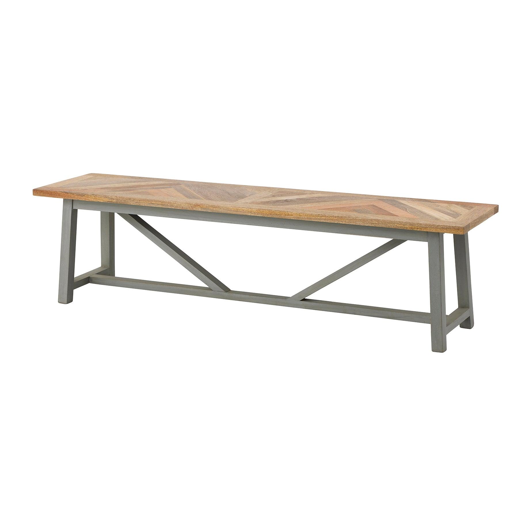 Nordic Grey Collection Dining Bench - Eudemonia Home Goods