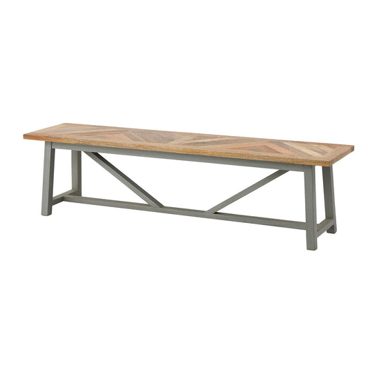 Nordic Grey Collection Dining Bench - Eudemonia Home Goods
