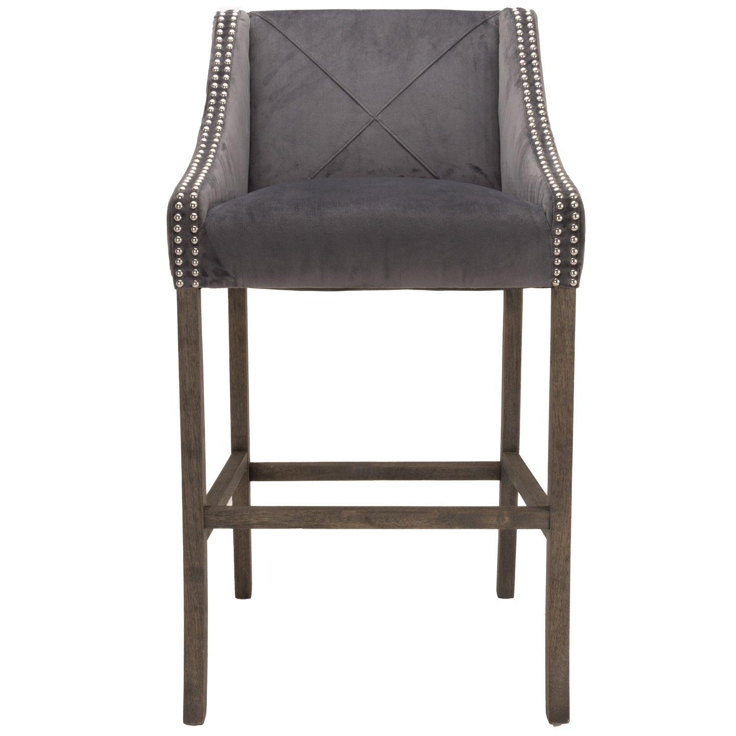 Knightsbridge Ring Back Bar Stool - Eudemonia Home Goods