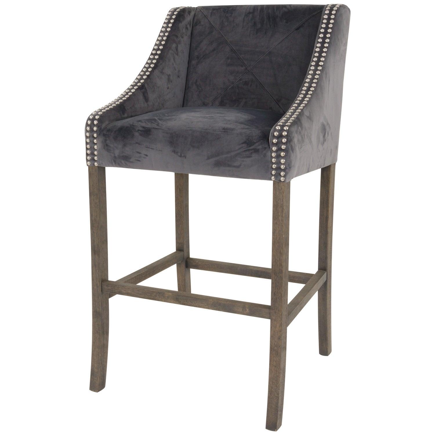 Knightsbridge Ring Back Bar Stool - Eudemonia Home Goods