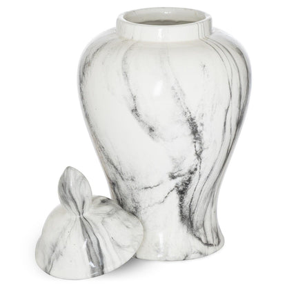 Marble Ginger Jar - Eudemonia Home Goods