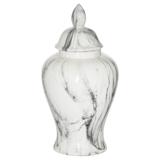 Marble Ginger Jar - Eudemonia Home Goods