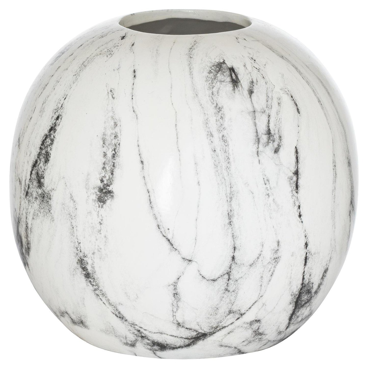 Marble Pudding Vase - Eudemonia Home Goods