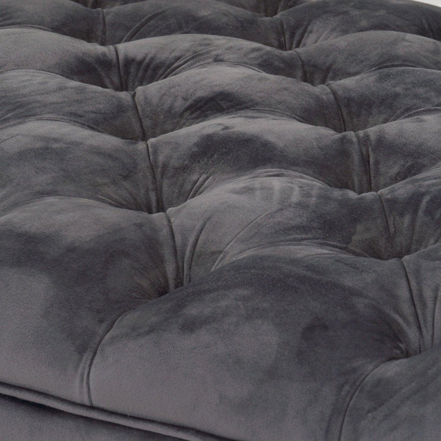 Knightsbridge Button Pressed Ottoman - Eudemonia Home Goods