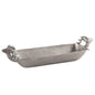 Farrah Collection Silver Large Deer Display Tray - Eudemonia Home Goods