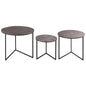 Farrah Collection Set of Three Round Tables - Eudemonia Home Goods