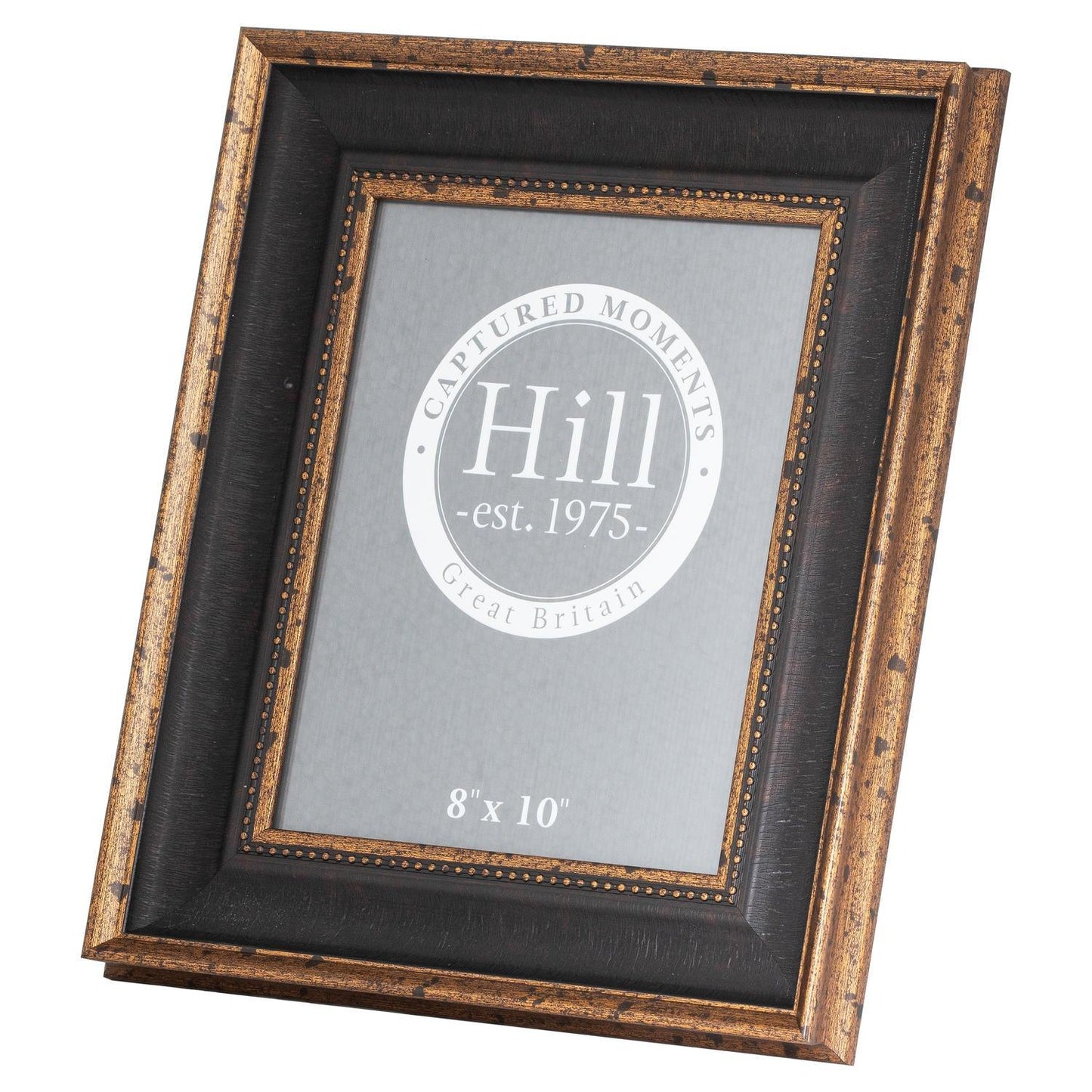 Black And Antique Gold Beaded 8X10 Photo Frame - Eudemonia Home Goods