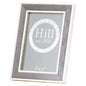 Silver Edged Grey Velvet 5X7 Photo Frame - Eudemonia Home Goods