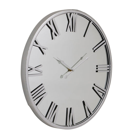 Mayer Mirrored Wall Clock - Eudemonia Home Goods