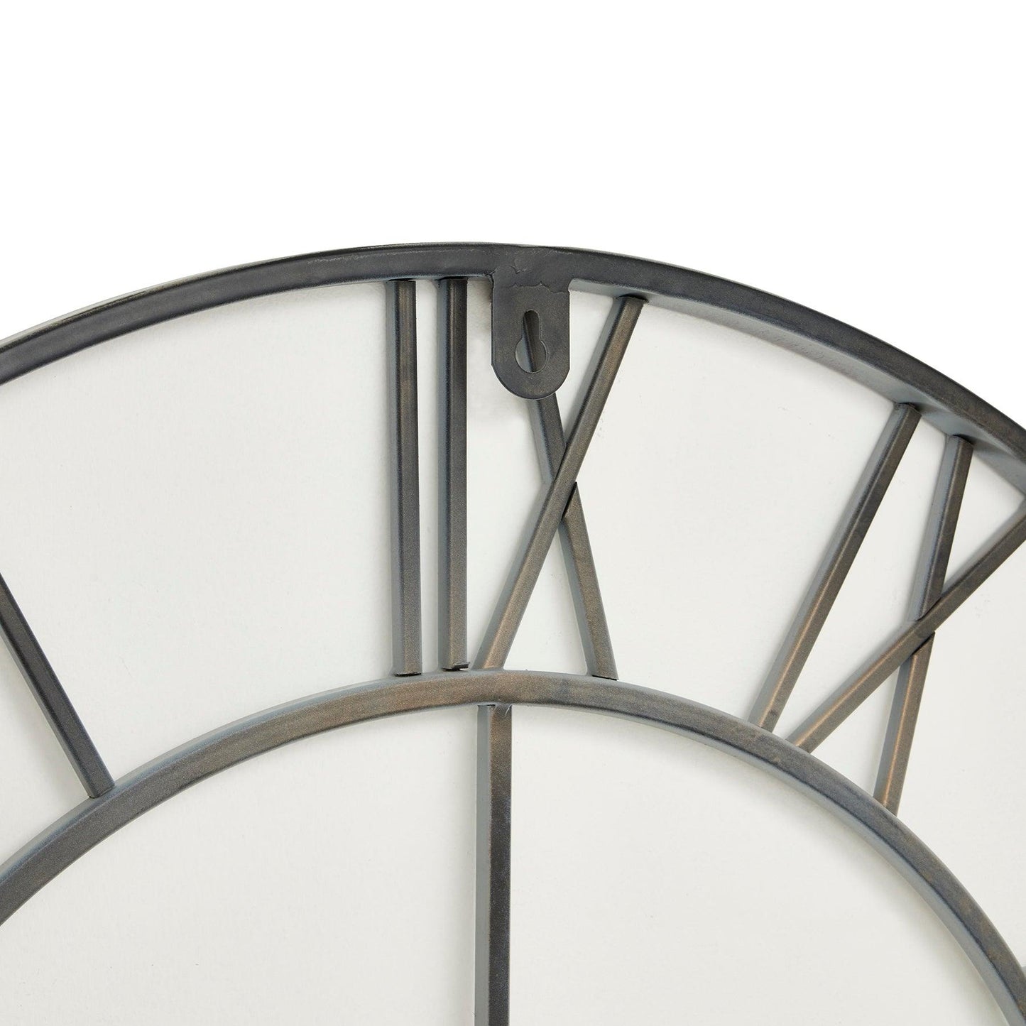 Grey Skeleton Wall Clock - Eudemonia Home Goods