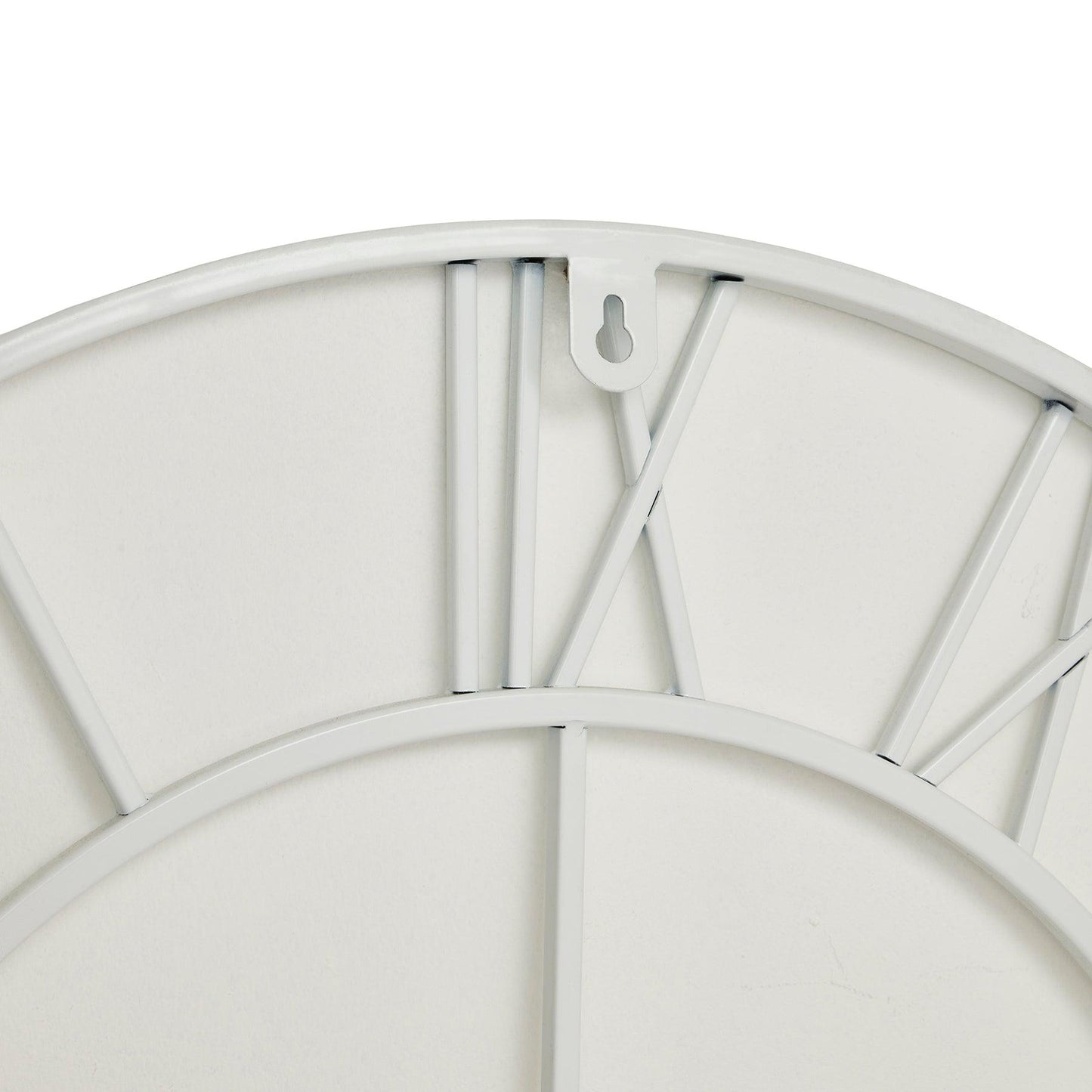 White Skeleton Wall Clock - Eudemonia Home Goods