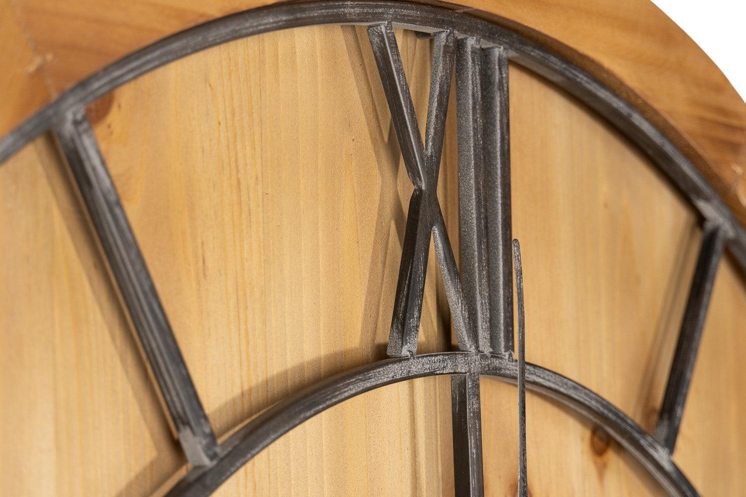 Williston Wooden Wall Clock - Eudemonia Home Goods