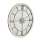 Williston White Large Wall Clock - Eudemonia Home Goods