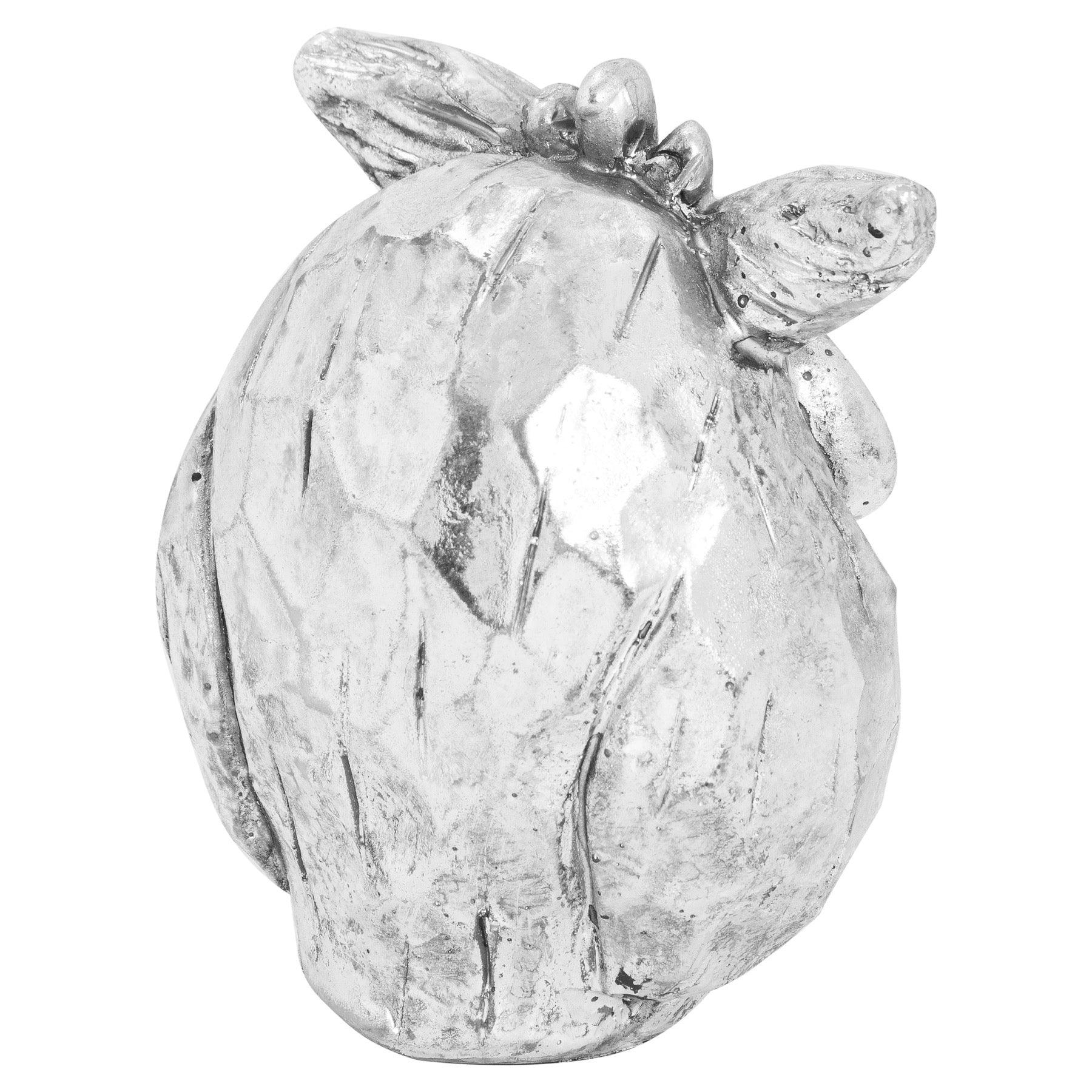 Otis The Silver Ceramic Owl - Eudemonia Home Goods