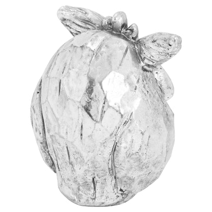 Otis The Silver Ceramic Owl - Eudemonia Home Goods