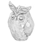 Otis The Large Silver Ceramic Owl - Eudemonia Home Goods