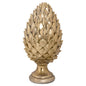Tall Large Gold Pinecone Finial - Eudemonia Home Goods