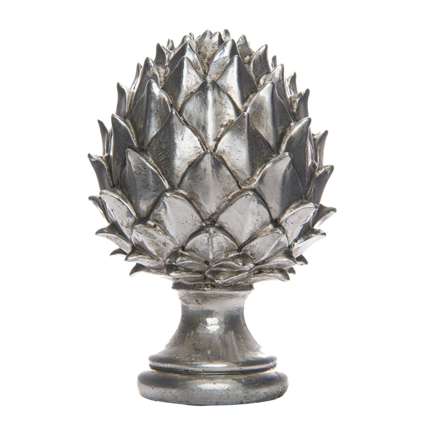 Silver Pinecone Finial - Eudemonia Home Goods
