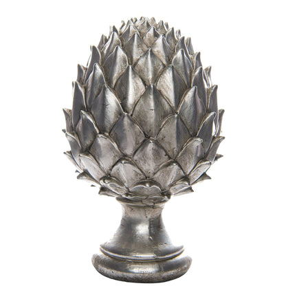 Large Silver Pinecone Finial - Eudemonia Home Goods