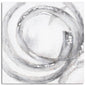 Galaxy Silver And Grey Hand Painted Canvas - Eudemonia Home Goods