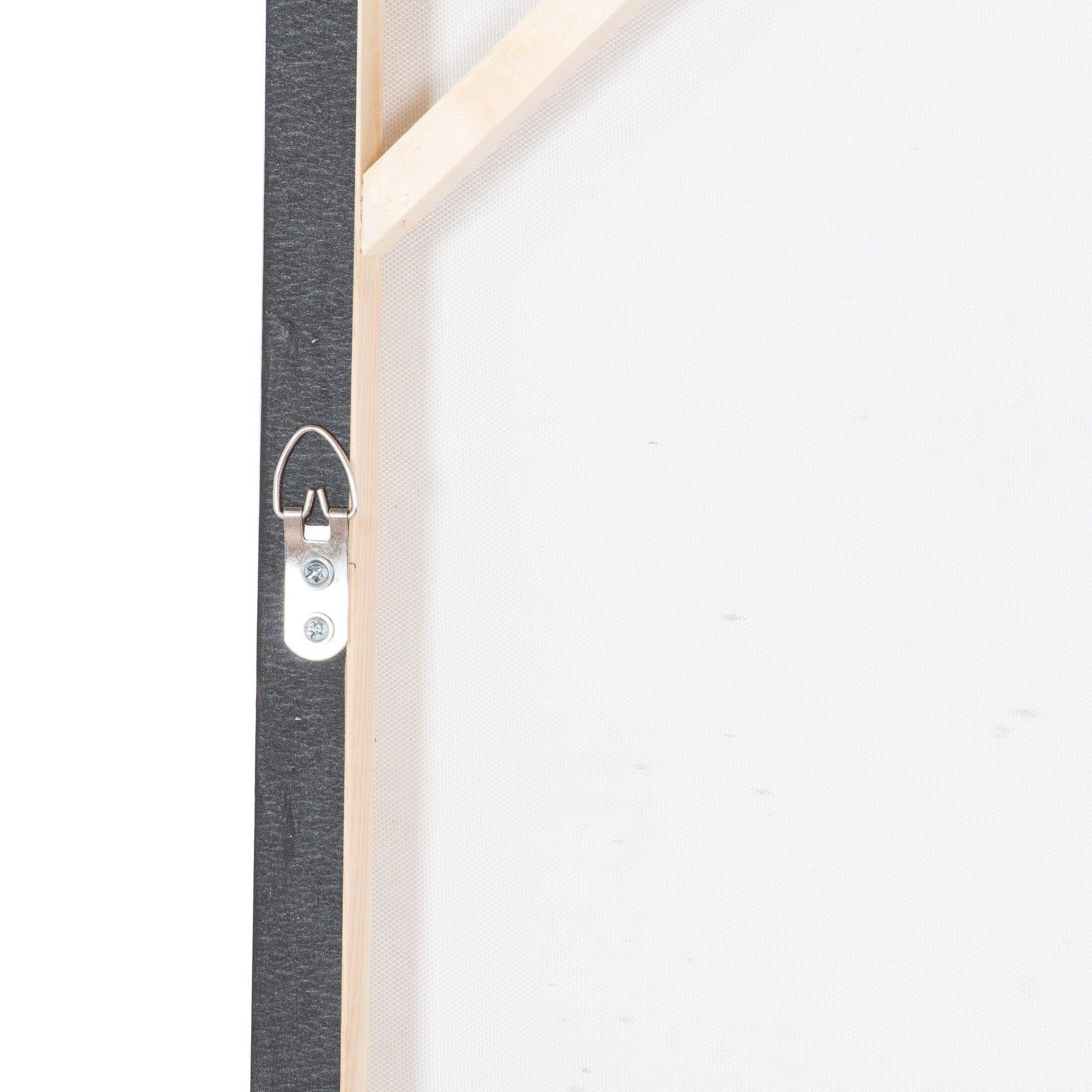 Sierra Silver And Grey Hand Painted Canvas - Eudemonia Home Goods