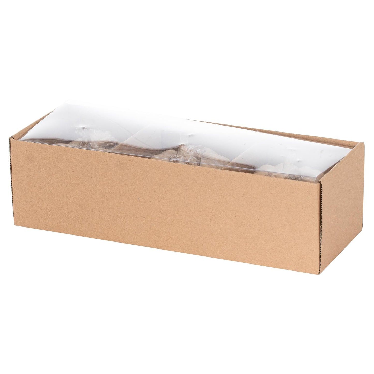 Set Of Three Carved Wood Effect Pumpkins - Eudemonia Home Goods