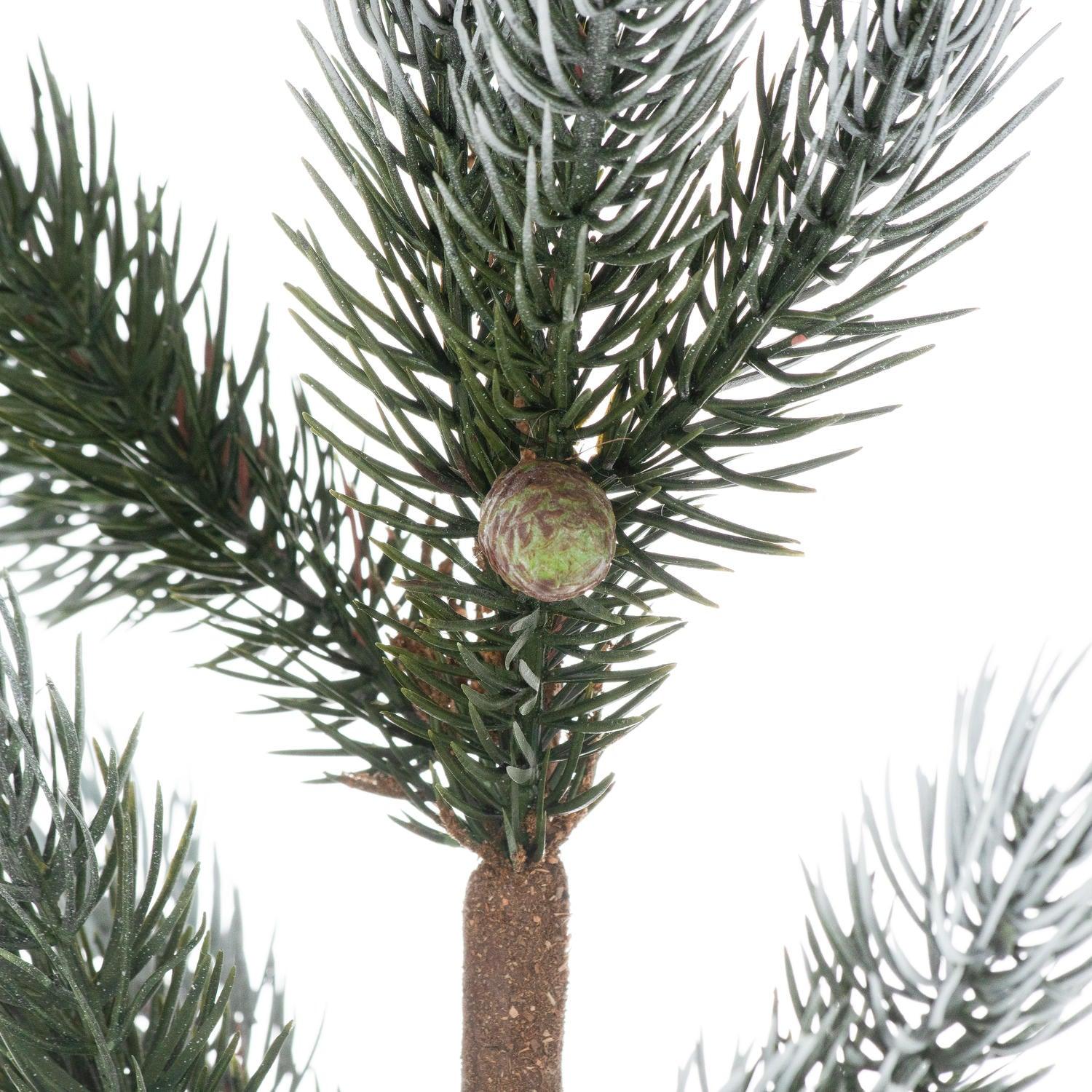 Christmas Fir Tree In Stone Pot - Eudemonia Home Goods