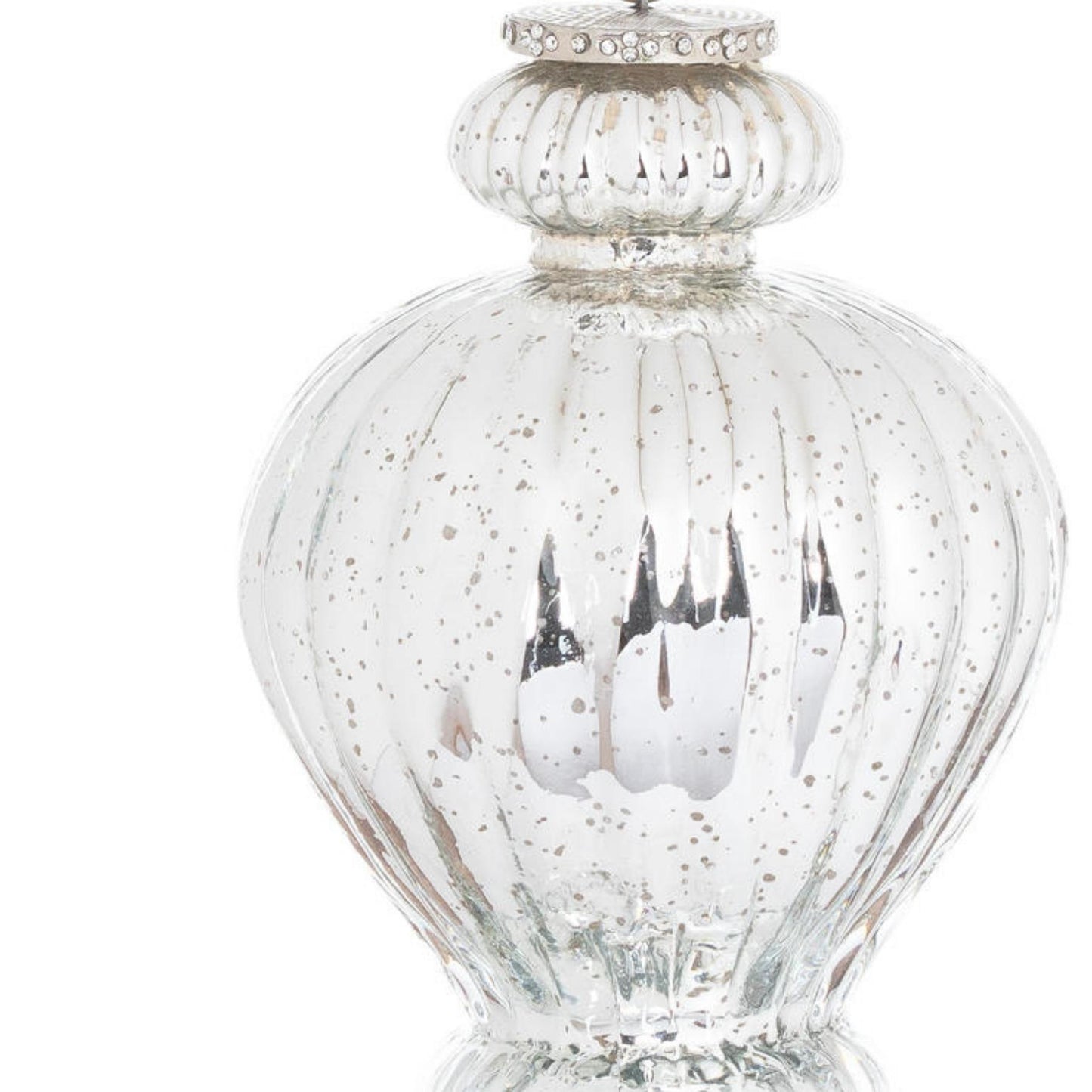 The Noel Collection Extra Large Silver Statement Bauble - Eudemonia Home Goods