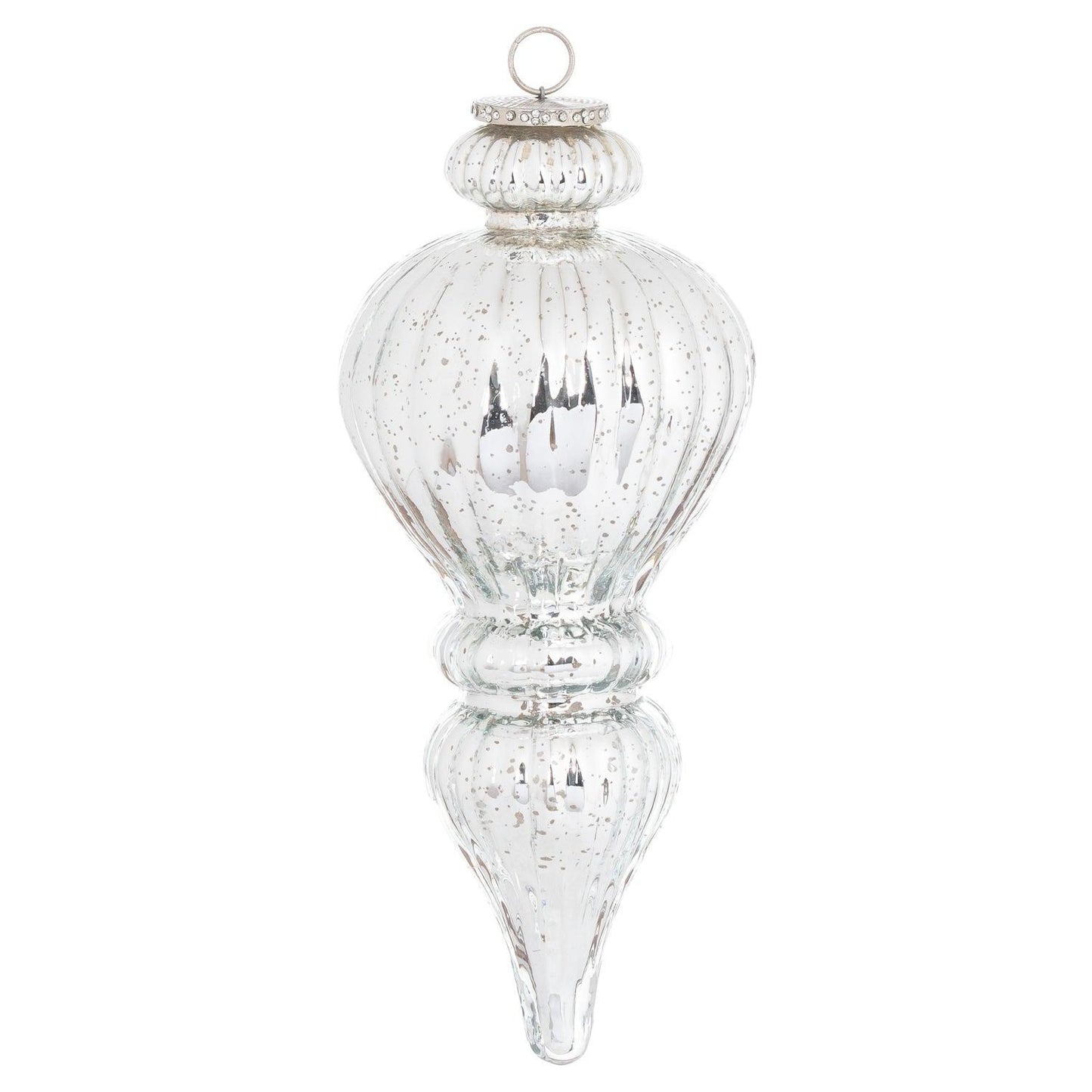 The Noel Collection Extra Large Silver Statement Bauble - Eudemonia Home Goods