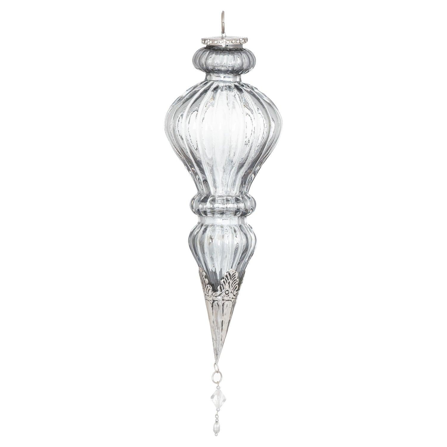 The Noel Collection Smoked Midnight XL Jewel Drop Bauble - Eudemonia Home Goods