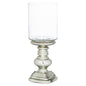 Mercury Effect Base Glass Top Squat Candle Pillar Holder - Eudemonia Home Goods