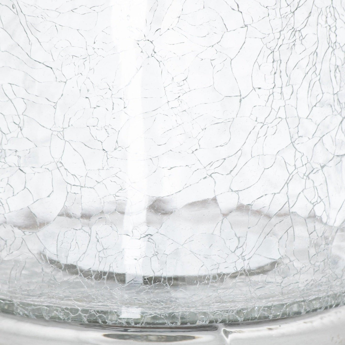 Silver Smoked Midnight Glass Top Tall Candle Pillar Holder - Eudemonia Home Goods