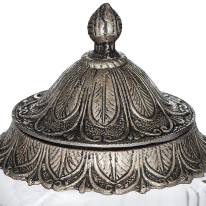 Moroccan Style Lidded Medium Display Jar - Eudemonia Home Goods