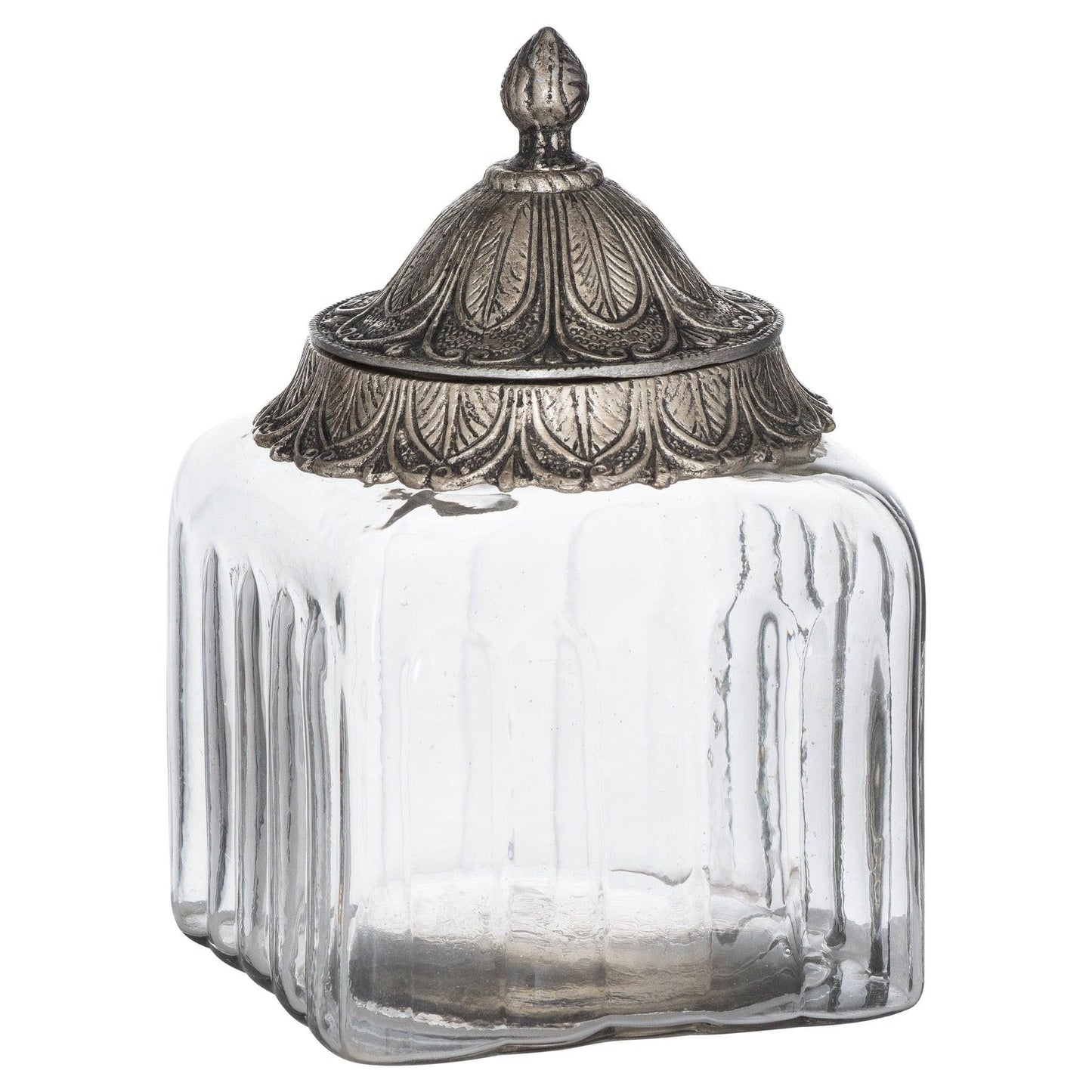 Moroccan Style Lidded Medium Display Jar - Eudemonia Home Goods