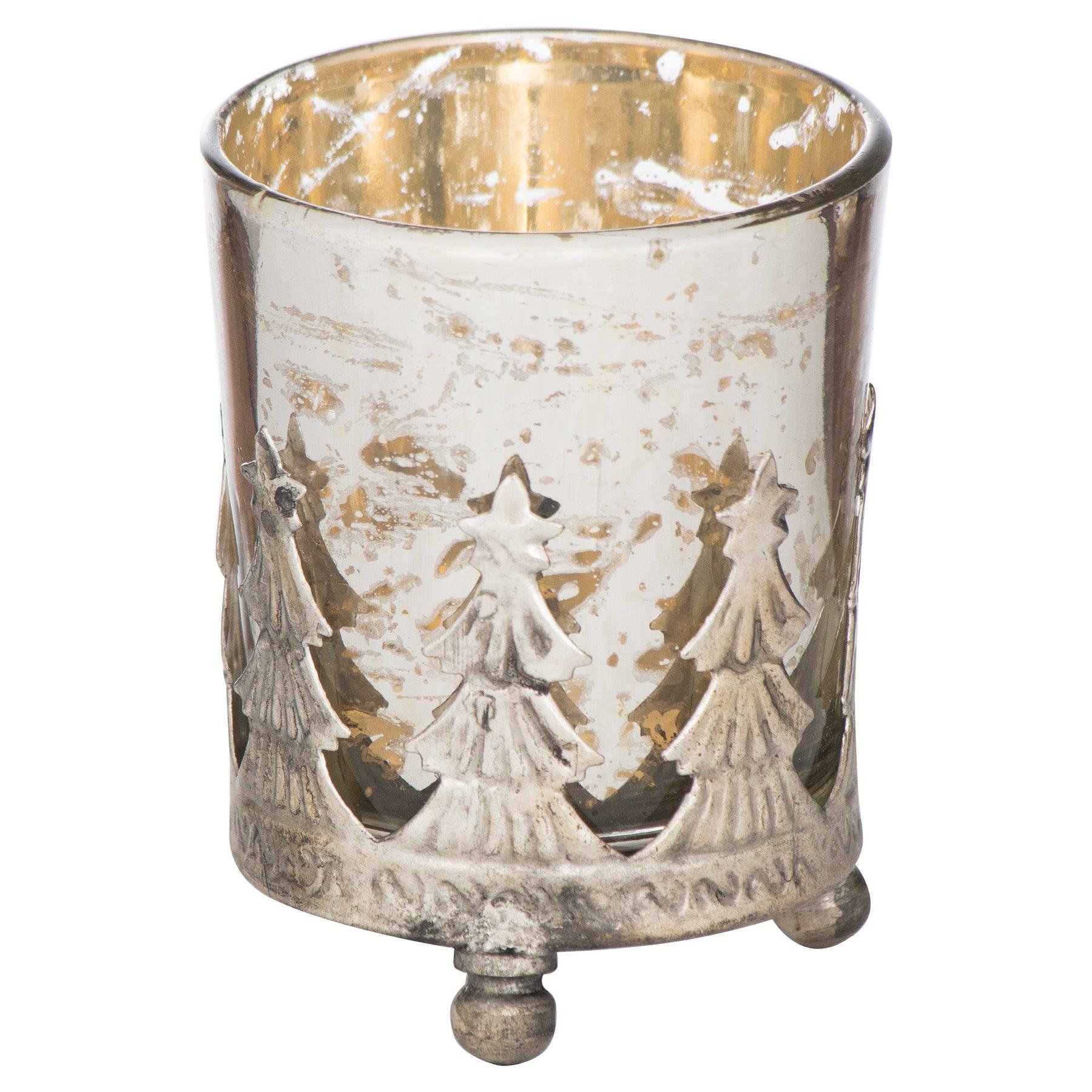 The Lustre Collection Christmas Tea Light Holder - Eudemonia Home Goods