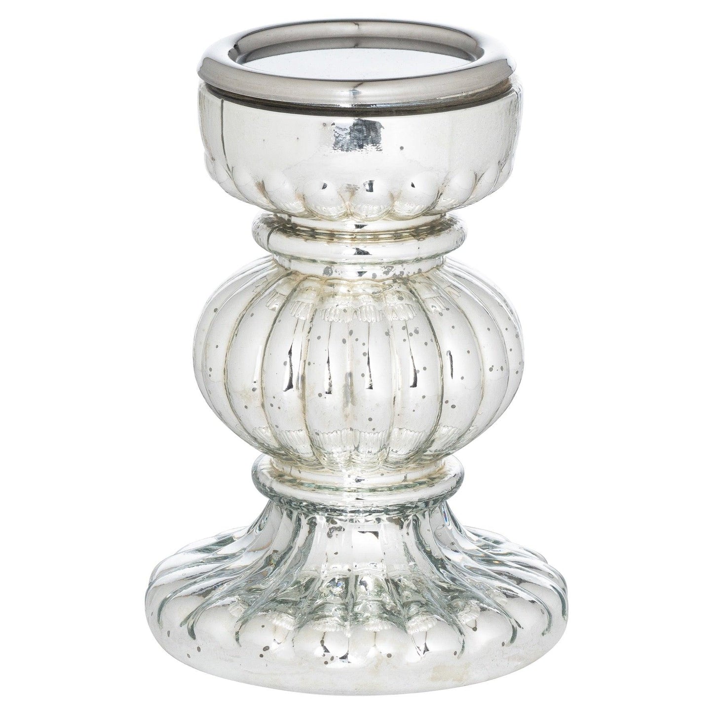 Mercury Effect Bonbon Large Candle Holder - Eudemonia Home Goods