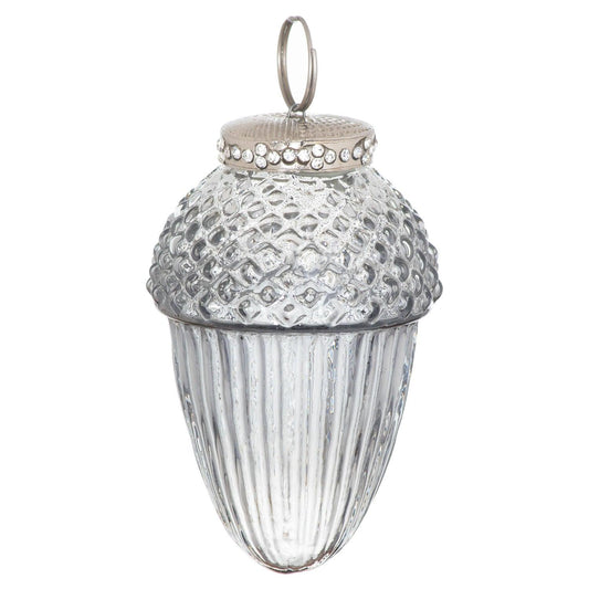 The Noel Collection Smoked Midnight Acorn Bauble - Eudemonia Home Goods