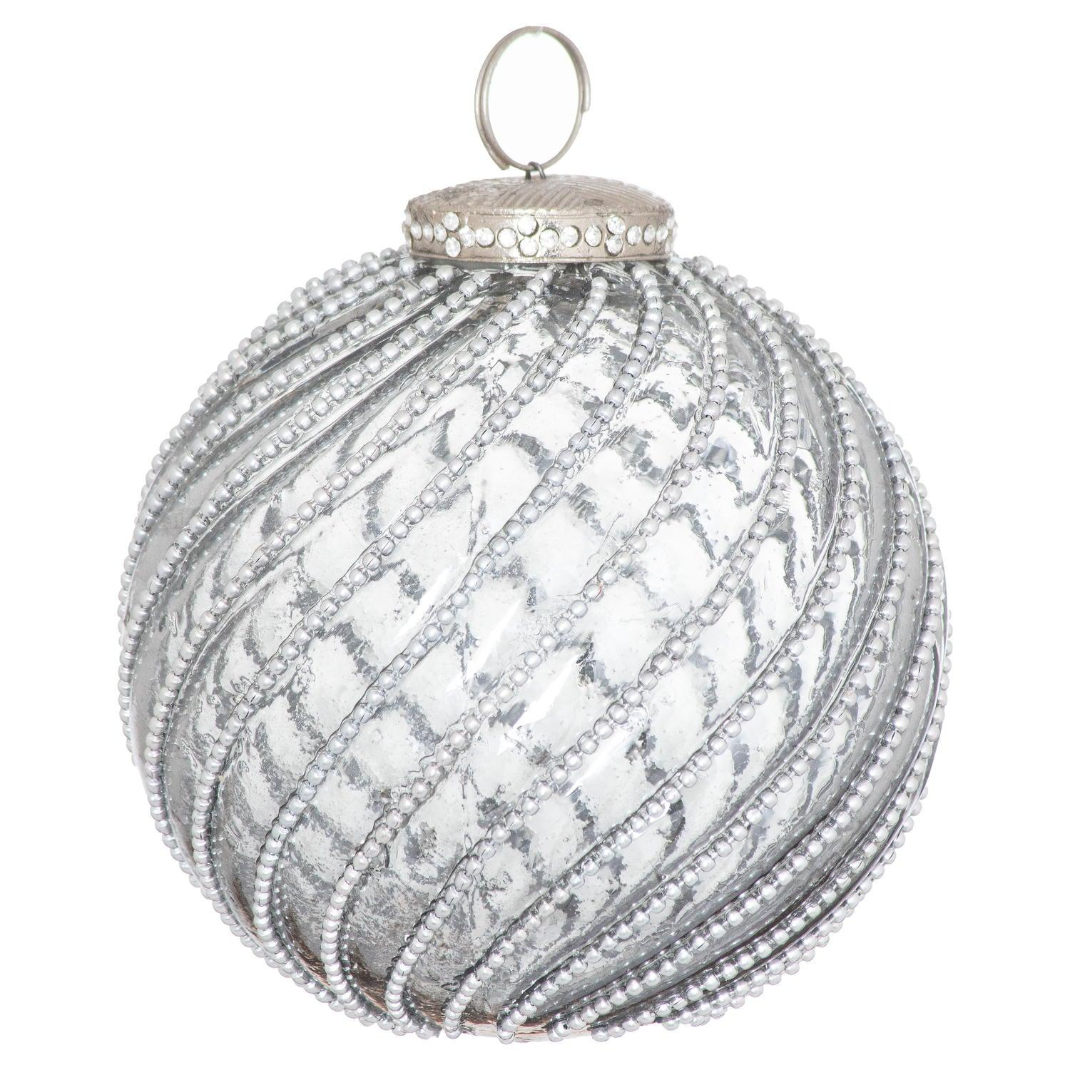 The Noel Collection Smoked Midnight Swirl Bauble - Eudemonia Home Goods