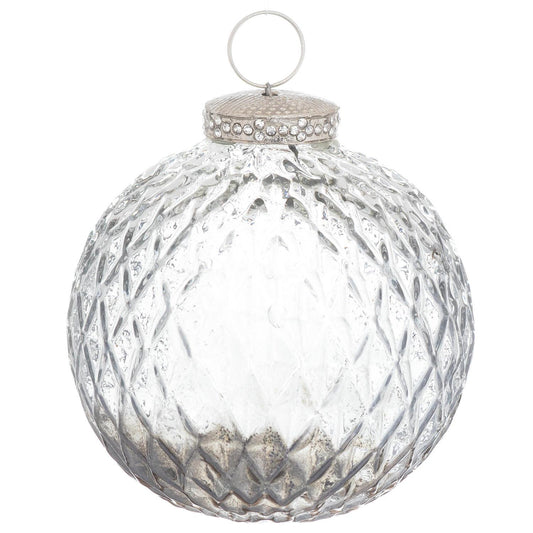 The Noel Collection Smoked Midnight Honeycombe Bauble - Eudemonia Home Goods