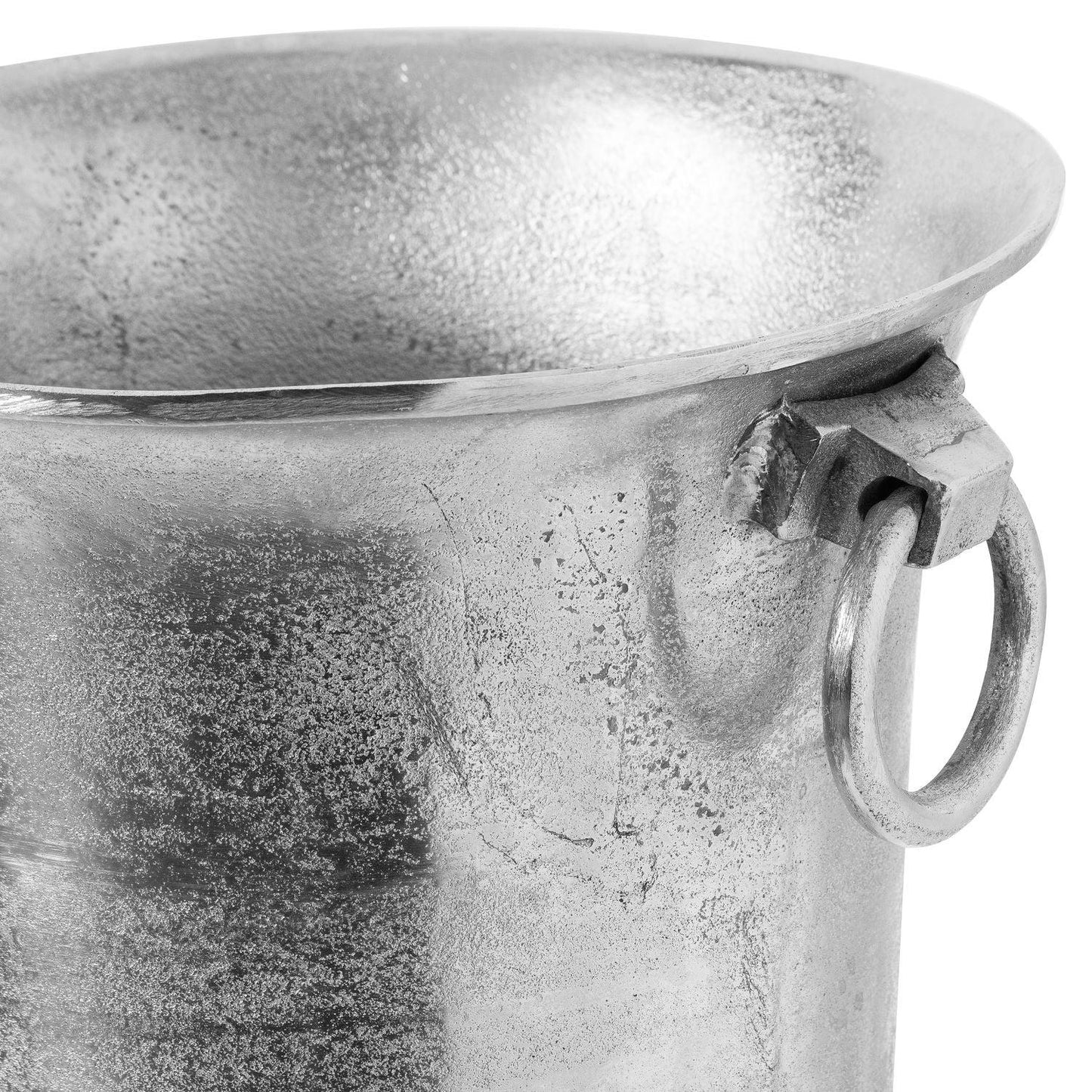 Large Cast Aluminium Standing Champagne Cooler - Eudemonia Home Goods