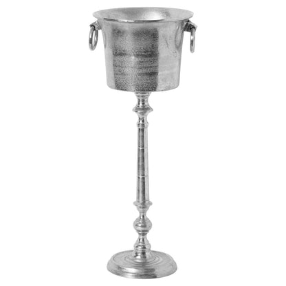 Large Cast Aluminium Standing Champagne Cooler - Eudemonia Home Goods