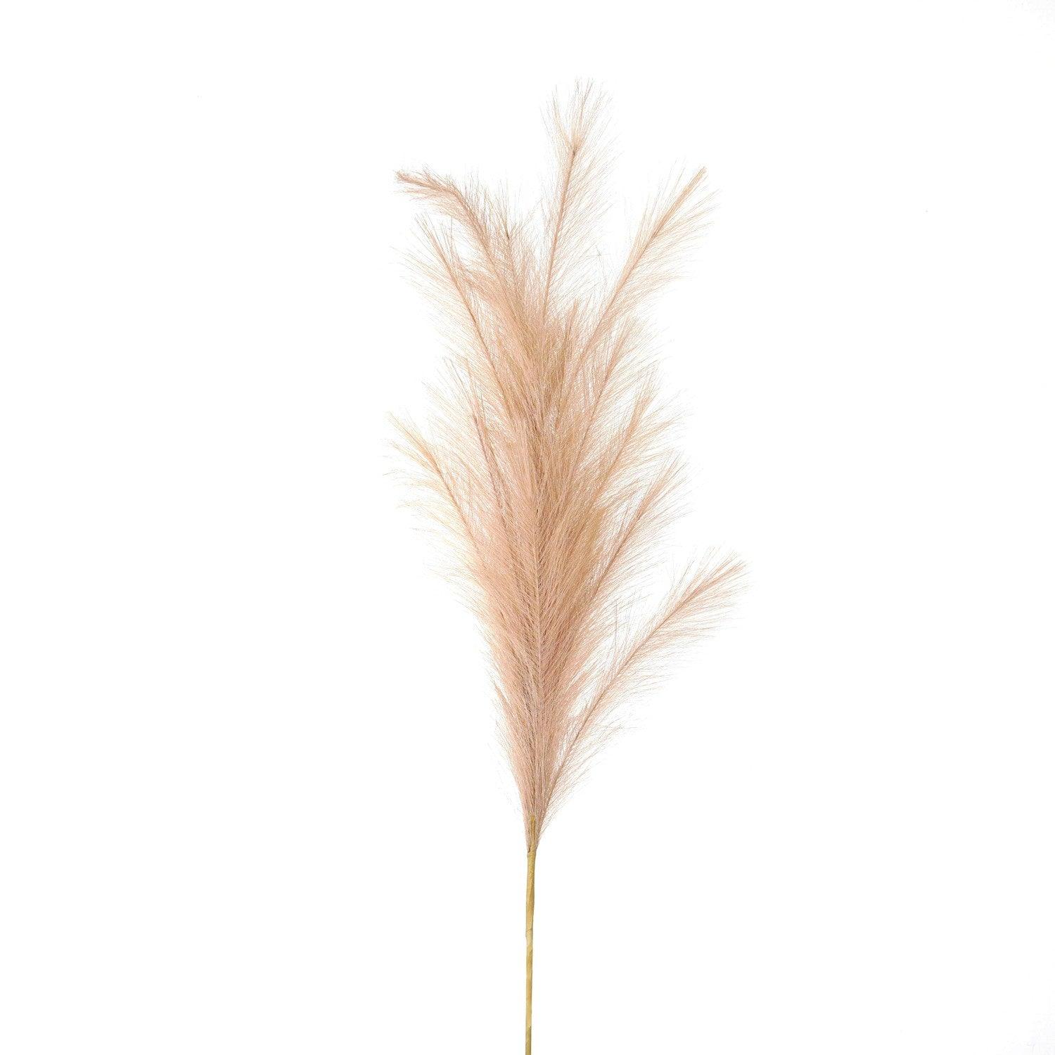 Large Faux Pampas Grass Stem - Eudemonia Home Goods