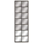 Tall Black Metal Window Mirror - Eudemonia Home Goods