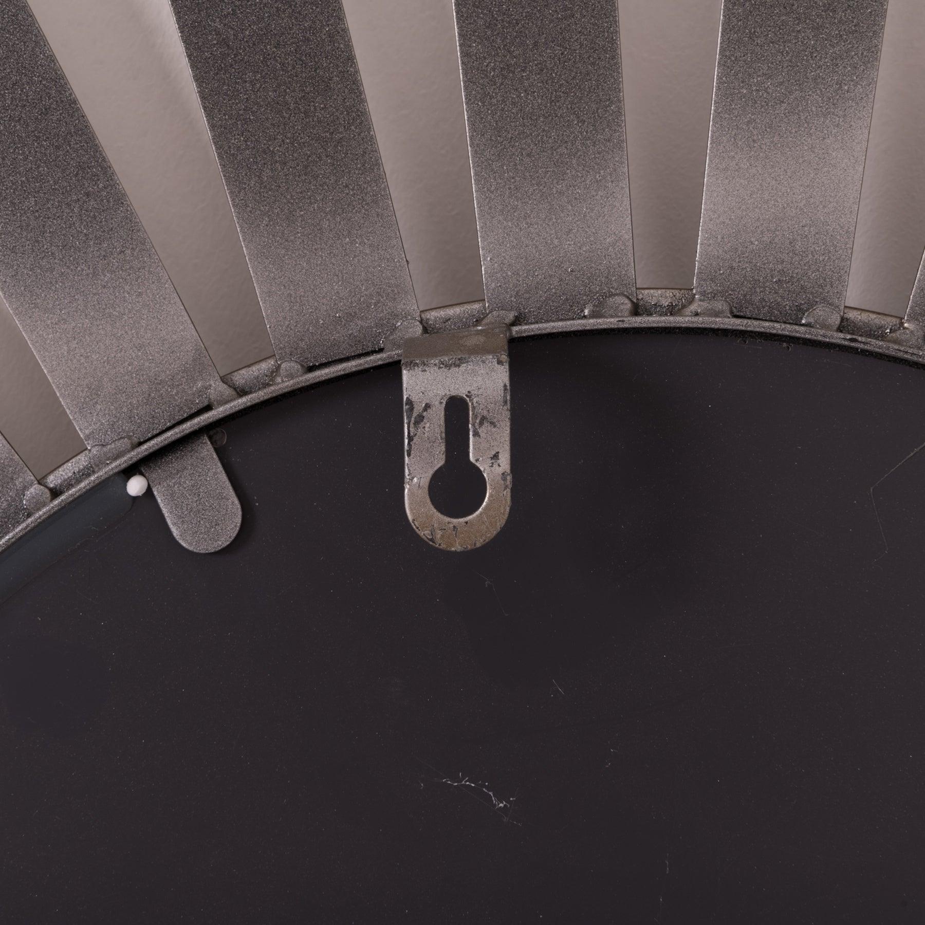 Evi Antique Silver Sunburst Mirror - Eudemonia Home Goods