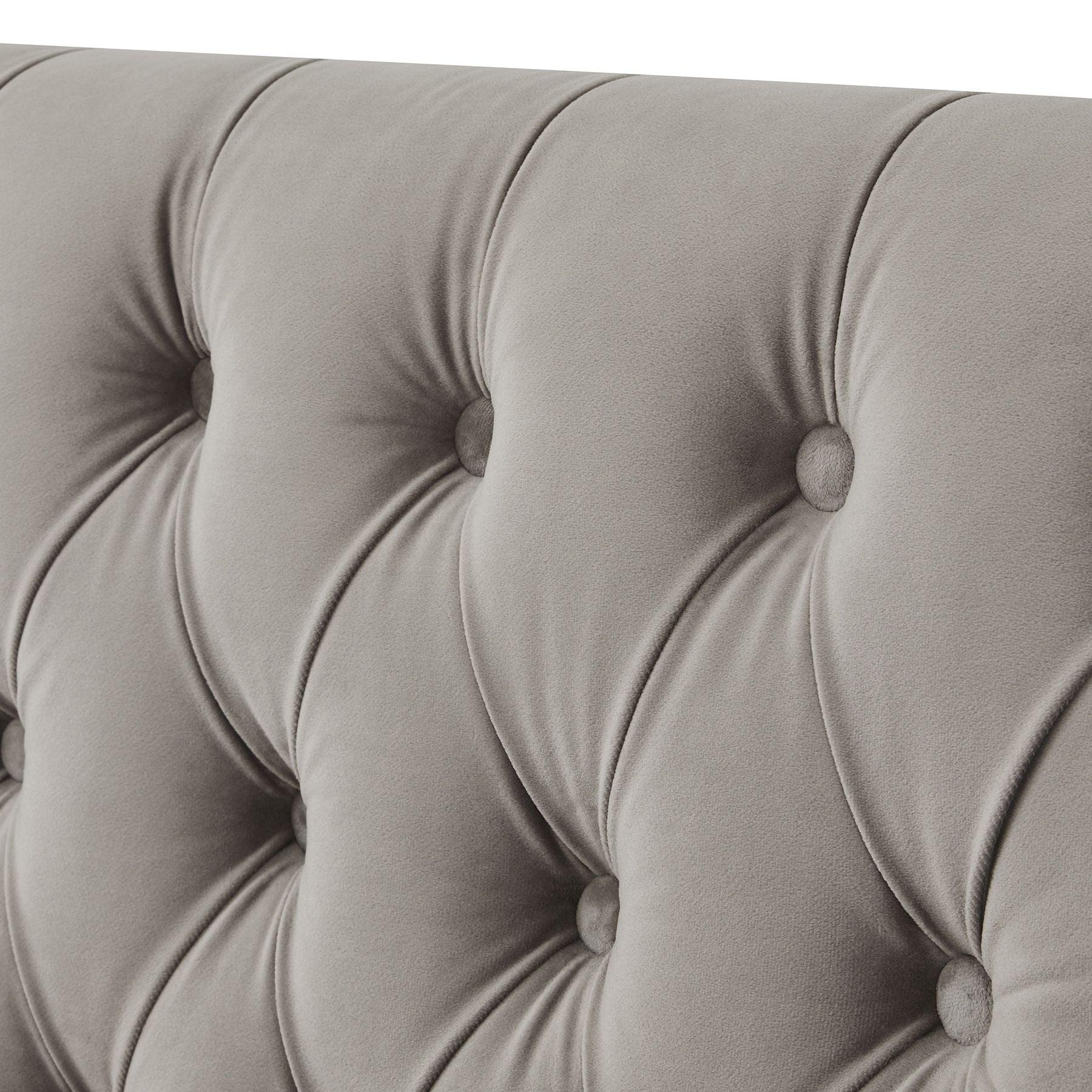 Henley Luxury Large Button Pressed Dining Bench - Eudemonia Home Goods